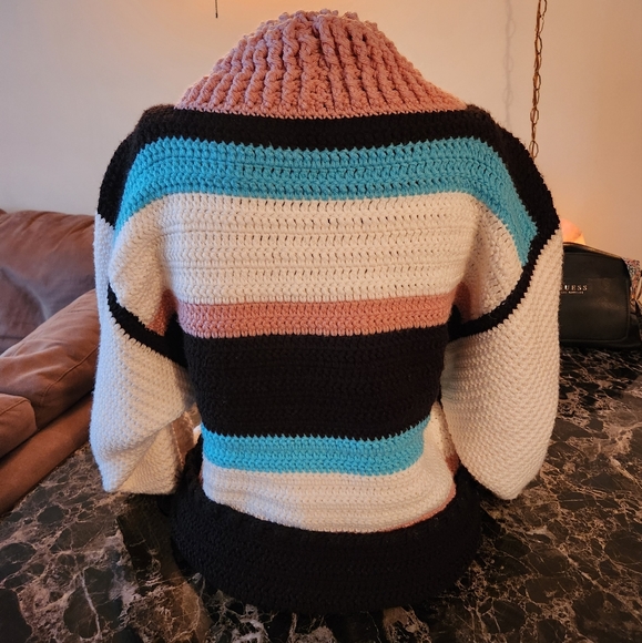 Handmade Crochet Sweater - Picture 3 of 3